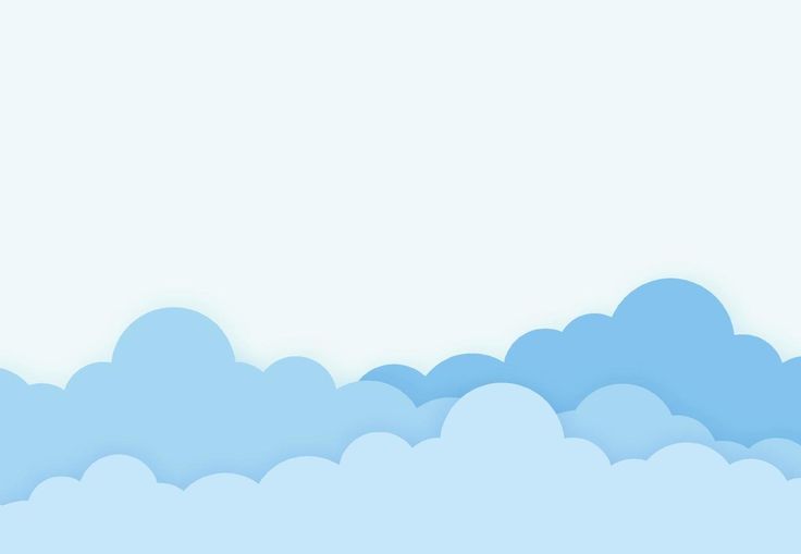 Blue sky with clouds for poster, presentation, website design concept blank space for text_ Vector illustration